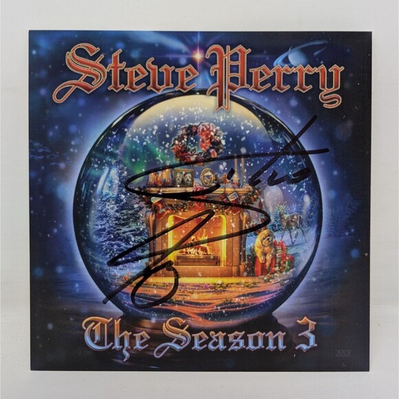 Signed STEVE PERRY The Season 3 CD Autographed Art Card In Hand Journey Singer
